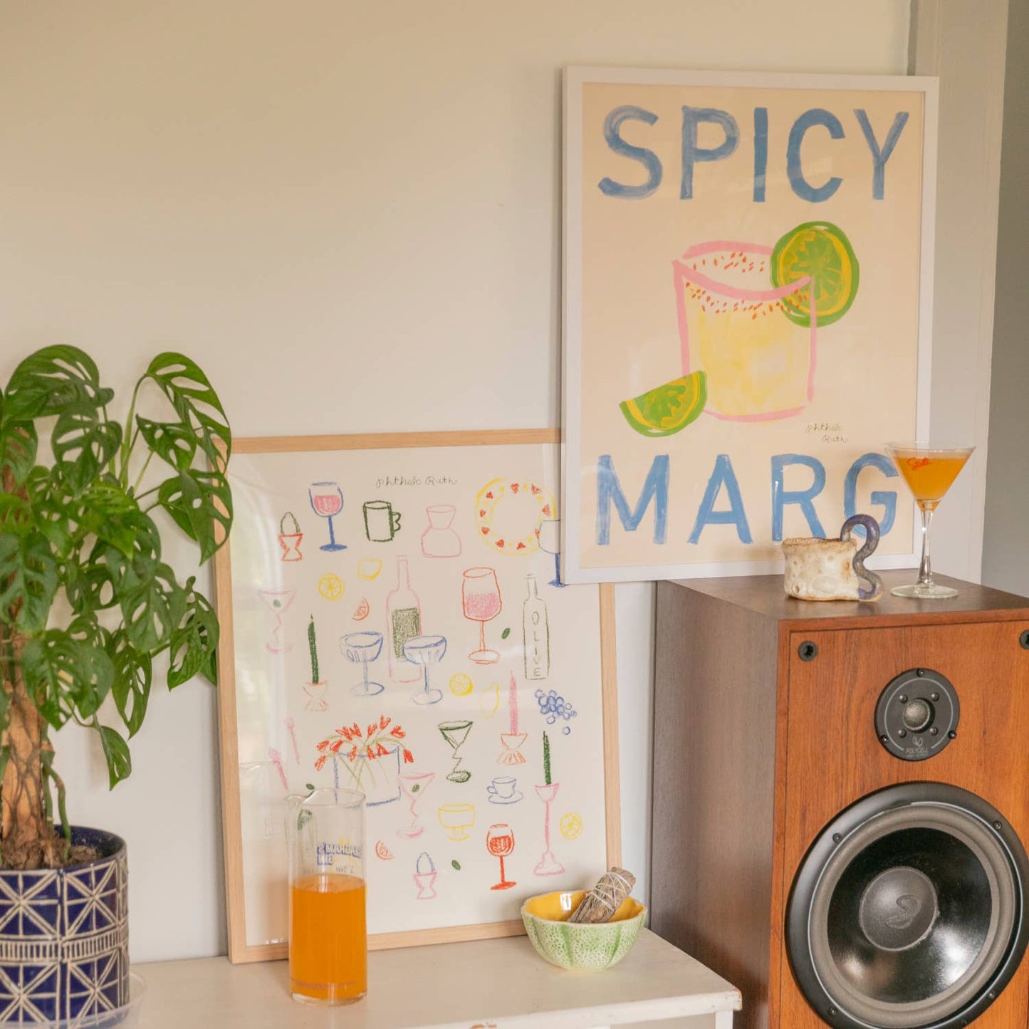 Spicy Marg Art Print: 8 x 10