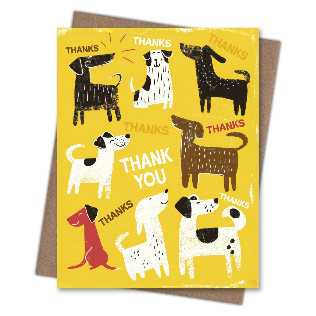 Dogs Thank You Card