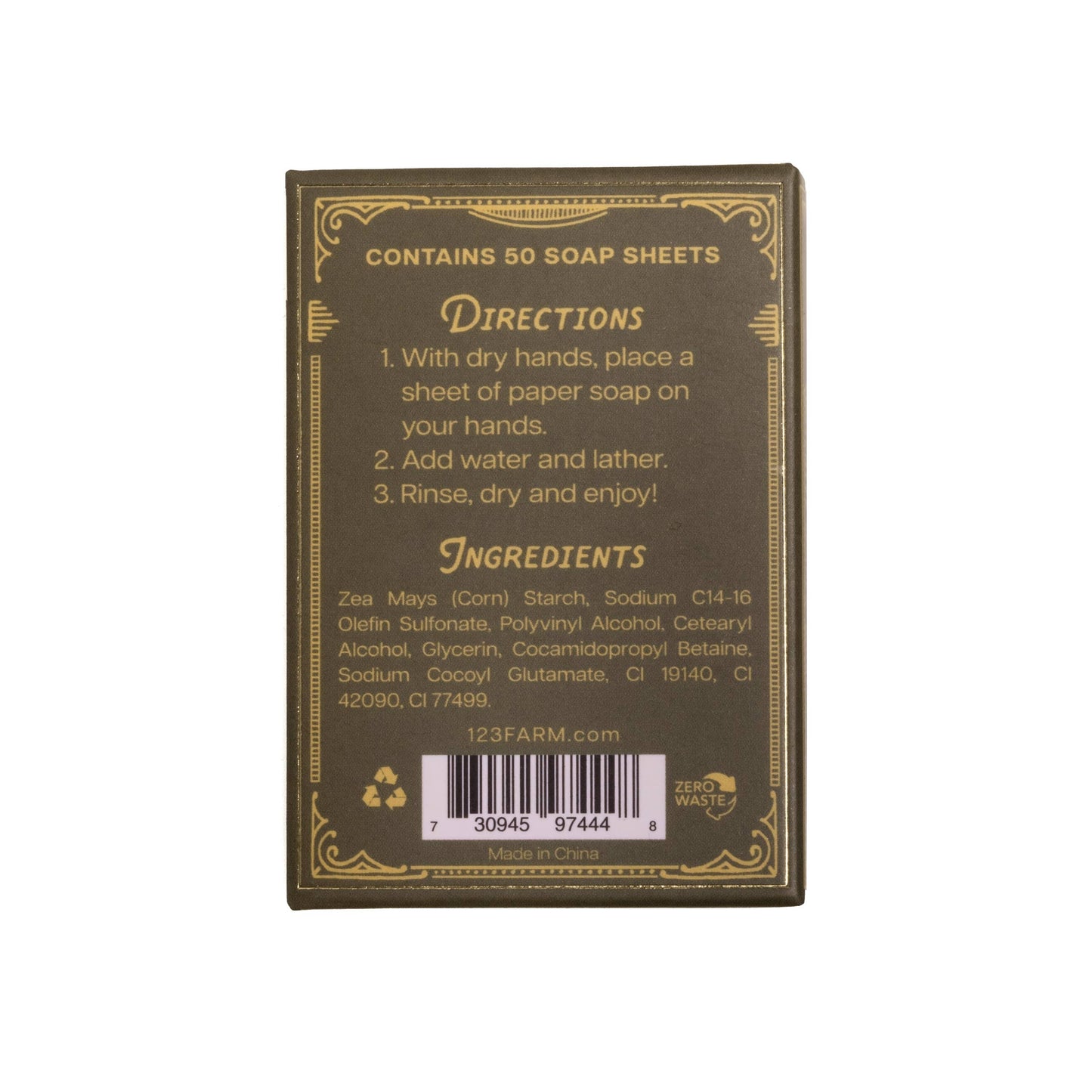 Paper Soap | Yosemite (Pine, Lavender, Fresh Water Scent)