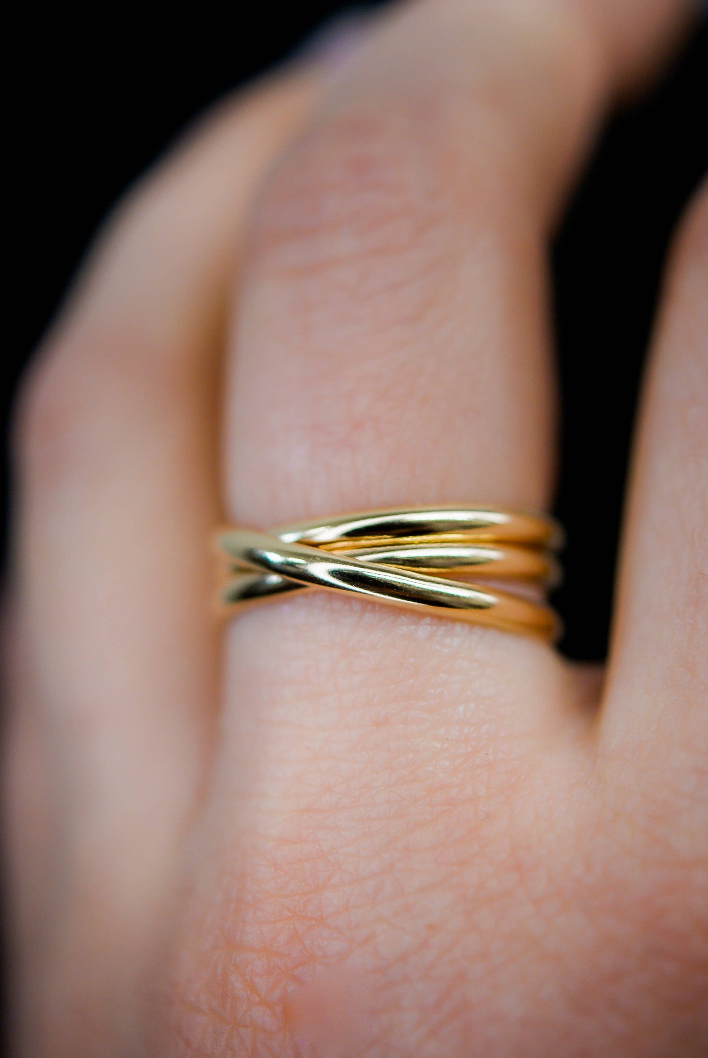 Overlap Ring, 14K Gold Fill: 8