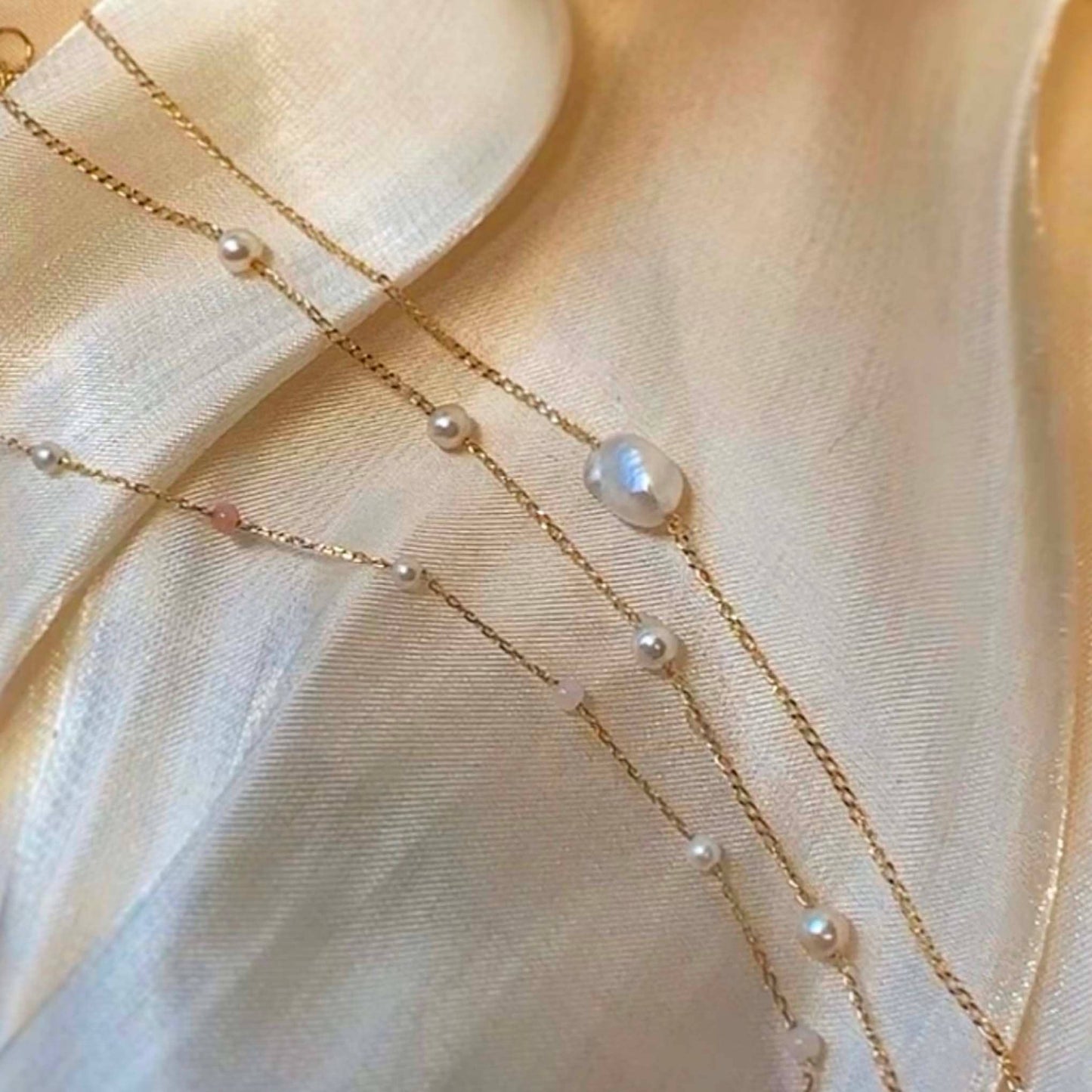 14kt Gold Pearl Elle Bracelet