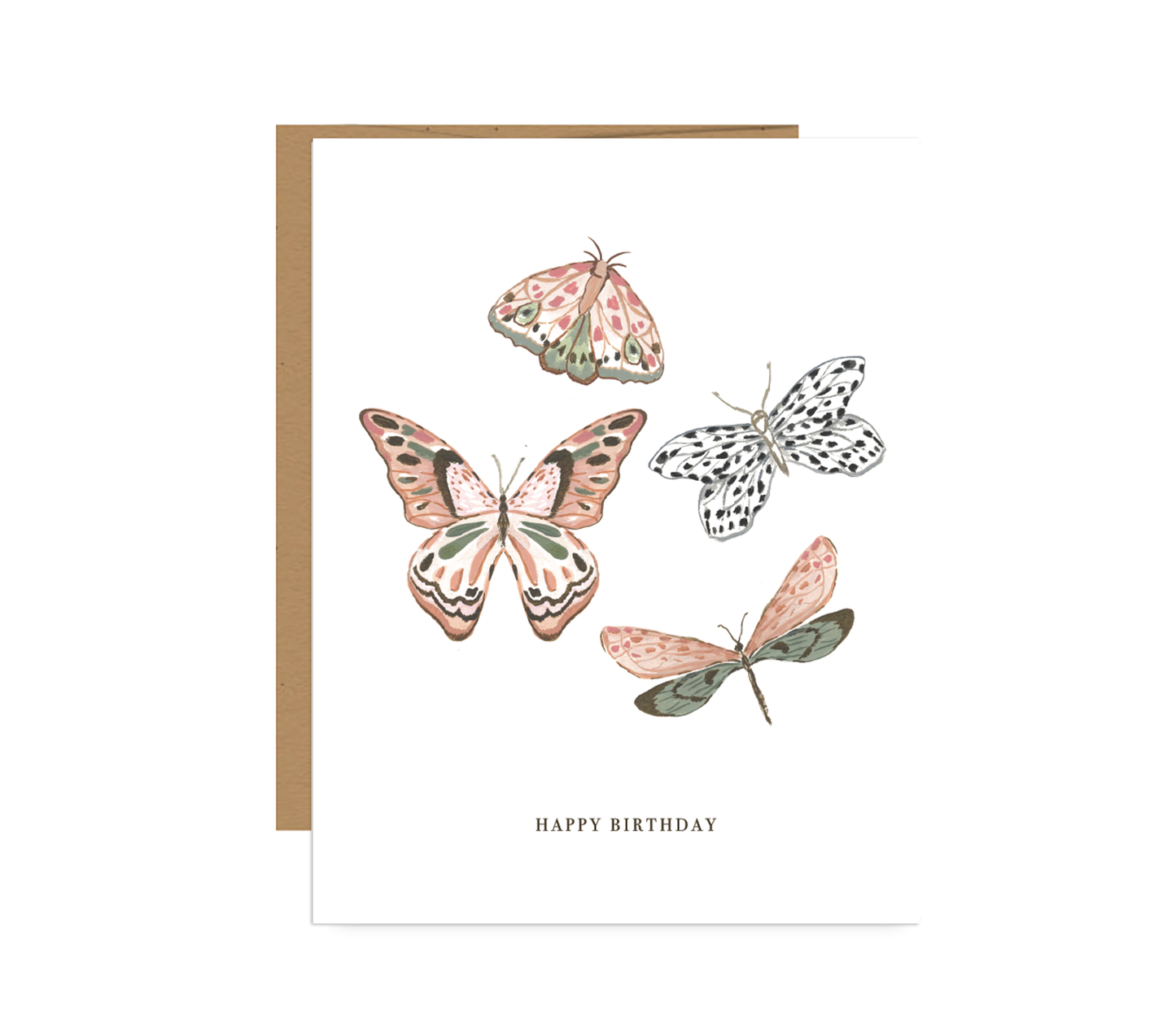 Pretty Butterfly Happy Birthday Card