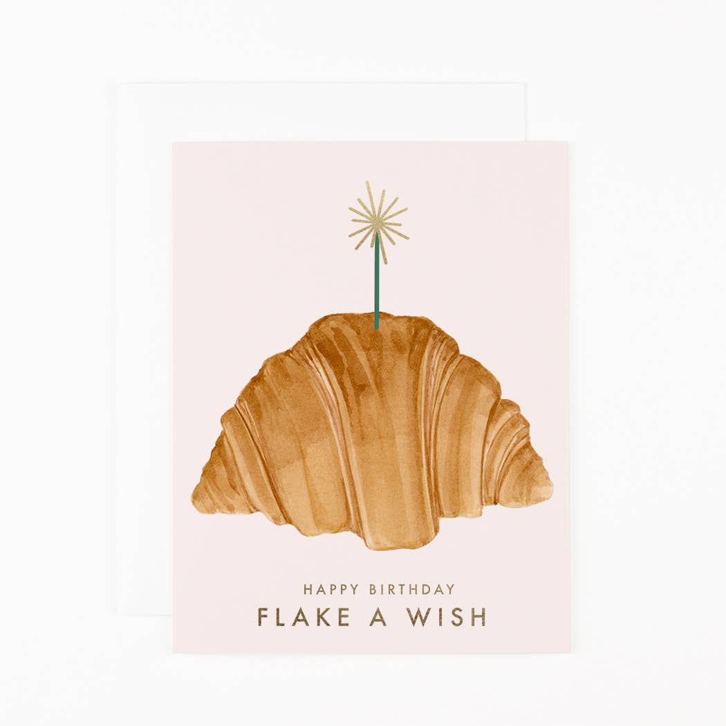 Flake a Wish Birthday Card