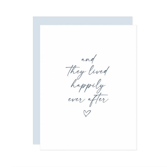 Happily Ever After Wedding Card