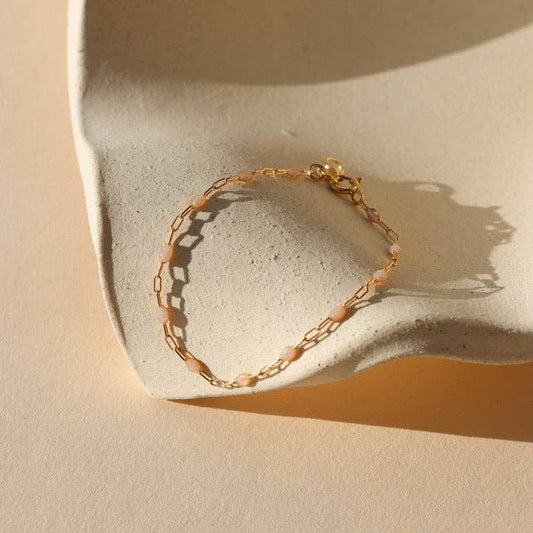 Opal Gemlink Bracelet : 14k Gold Fill / 6.5"