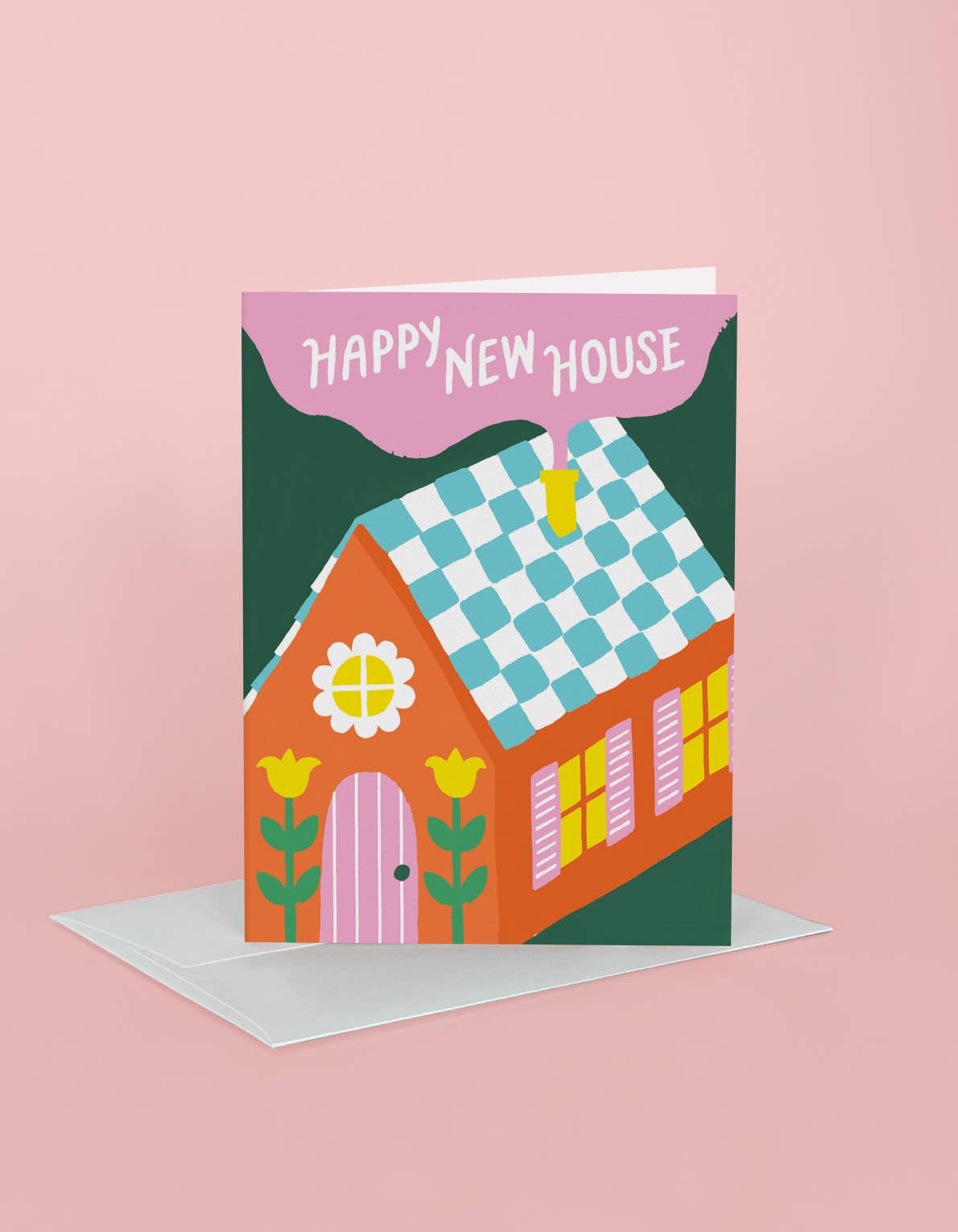 Happy New House Greeting Card