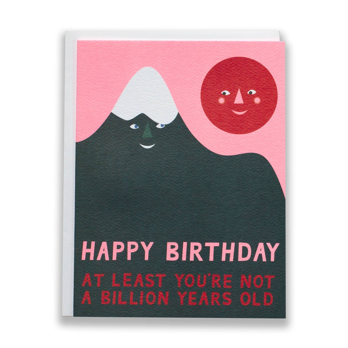 Billion Year Mountain Birthday Card