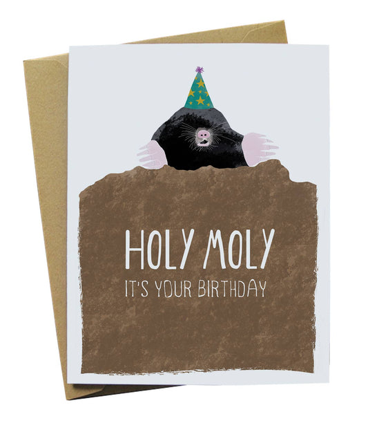 Mole Birthday Card