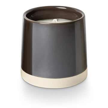 Illume 6.3 oz Shine Ceramic Candle | Woodfire