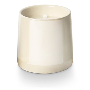 Illume 6.3 oz Shine Ceramic Candle | Winter White