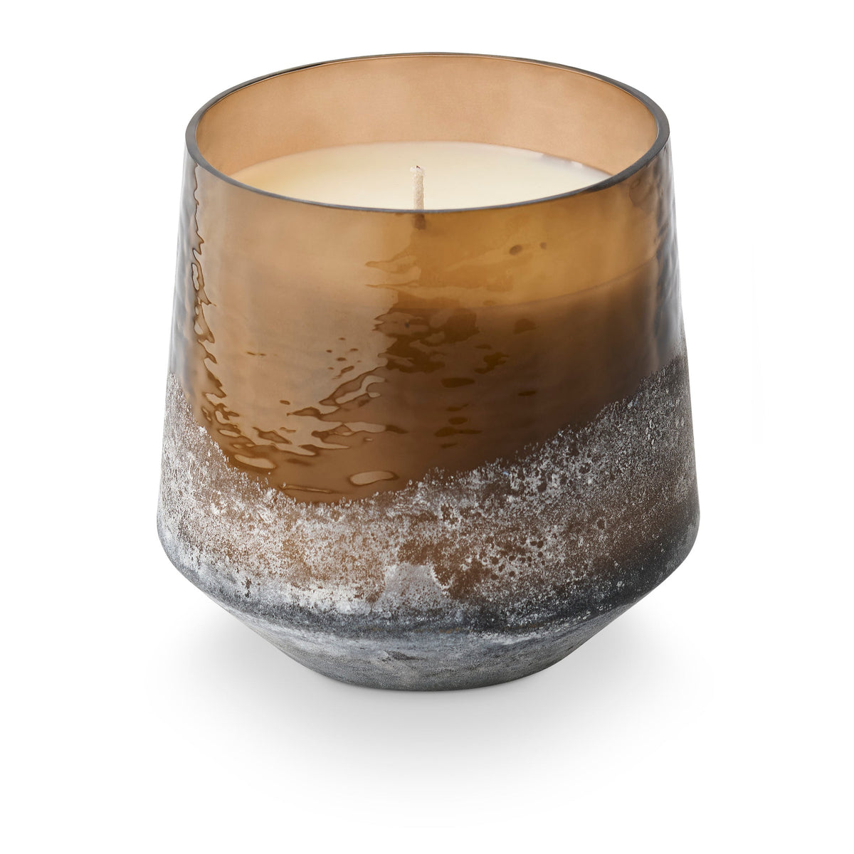 Illume Baltic Glass Candle | Woodfire