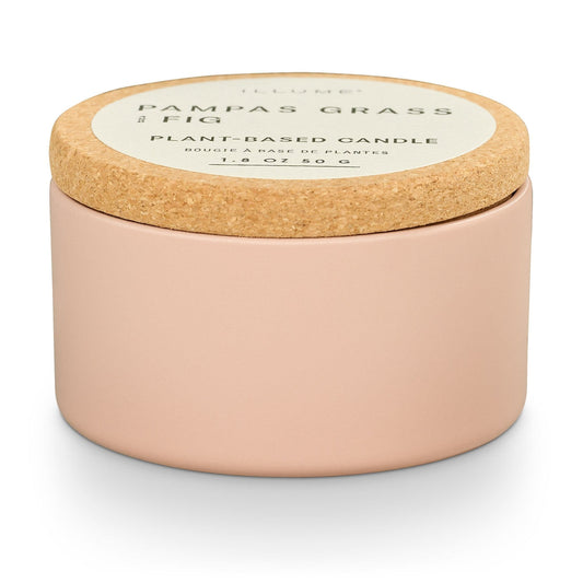 Illume Verde Cork Tin Candle Fig & Pampas Grass
