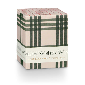 Illume 2.3 oz Boxed Votive Candle | Balsam & Cedar | Winter Wishes