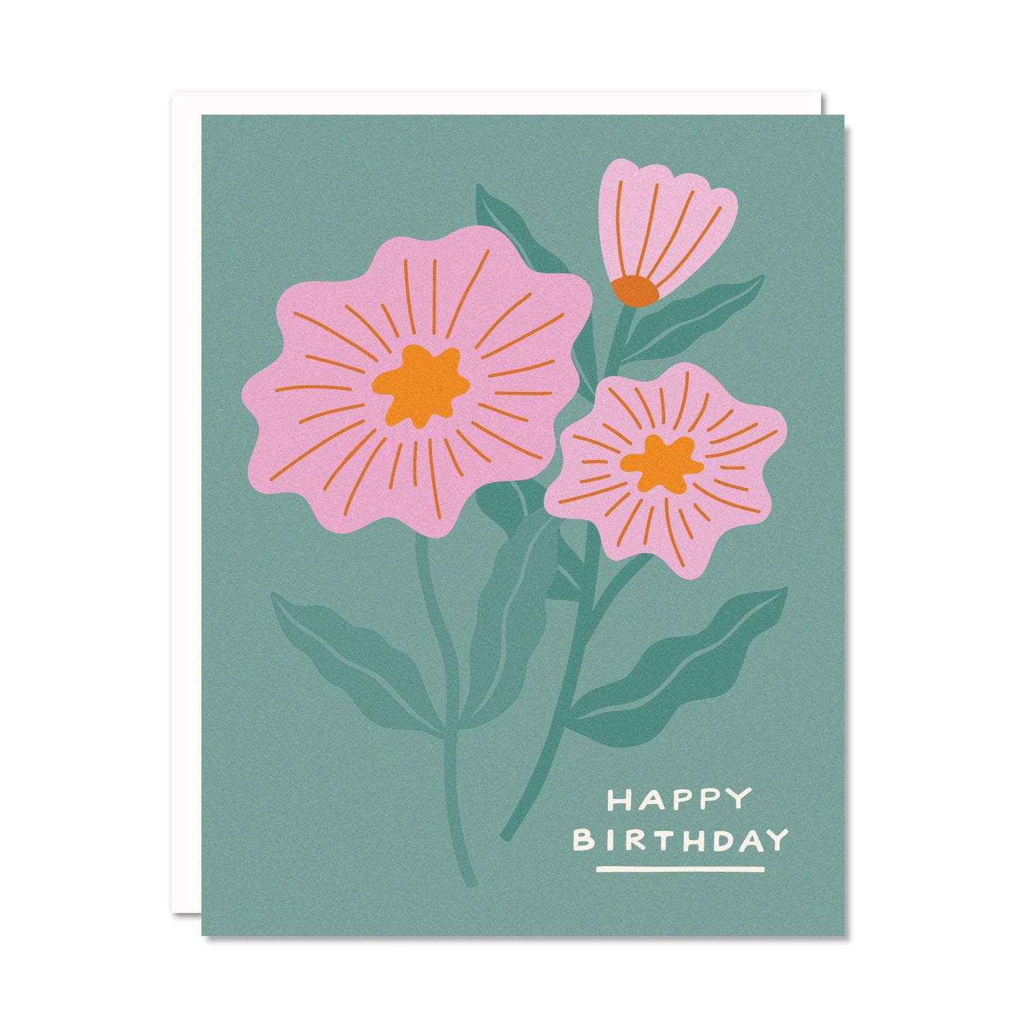 Birthday Flowers - Birthday Card