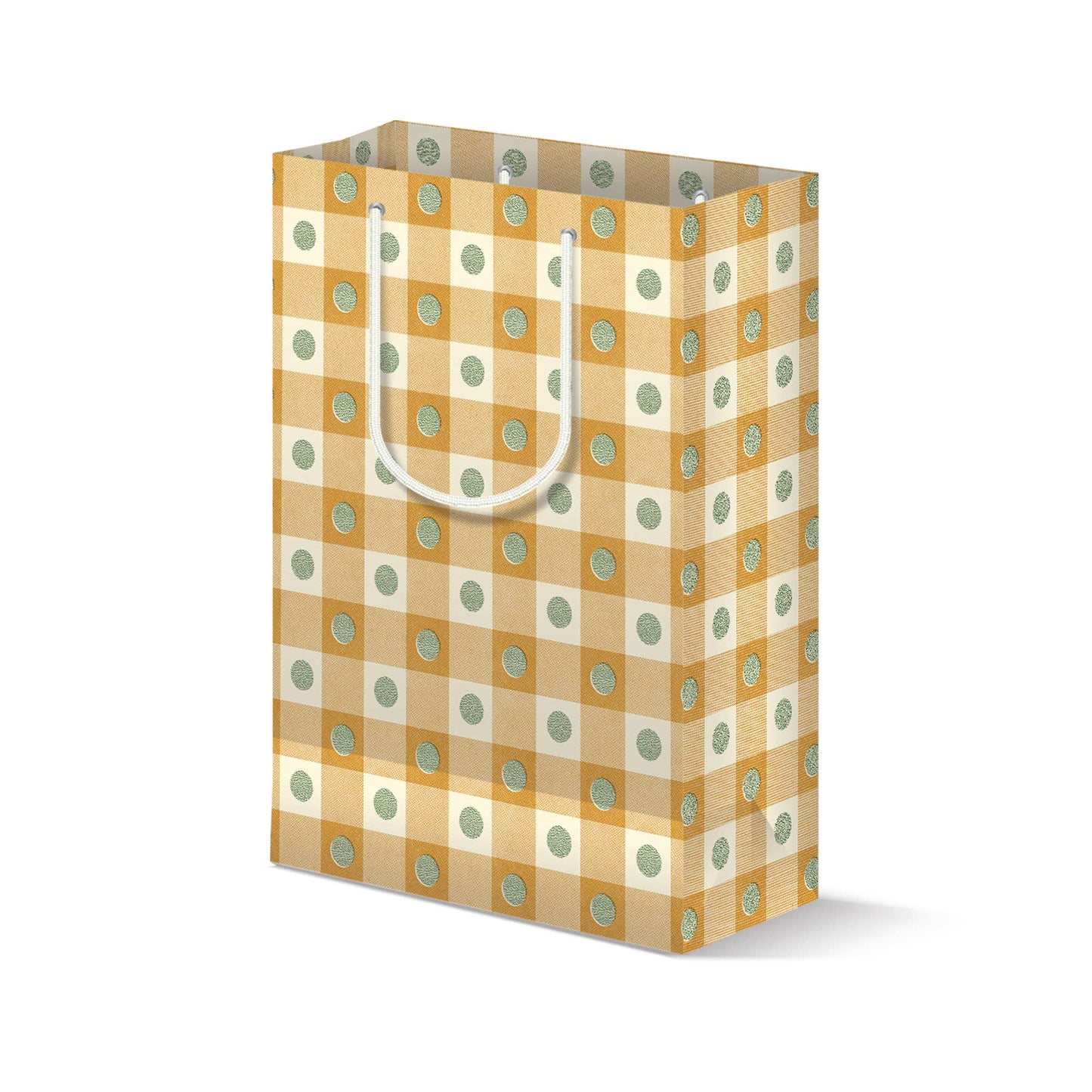 Picnic Dot Plaid Gift Bag