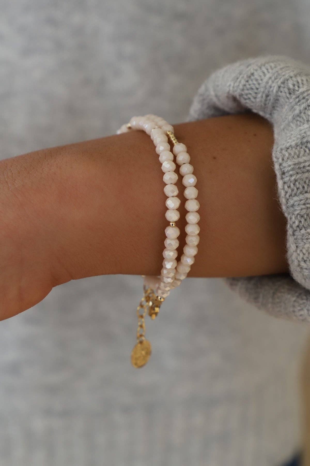 BLUSH AURA WRAP BRACELET