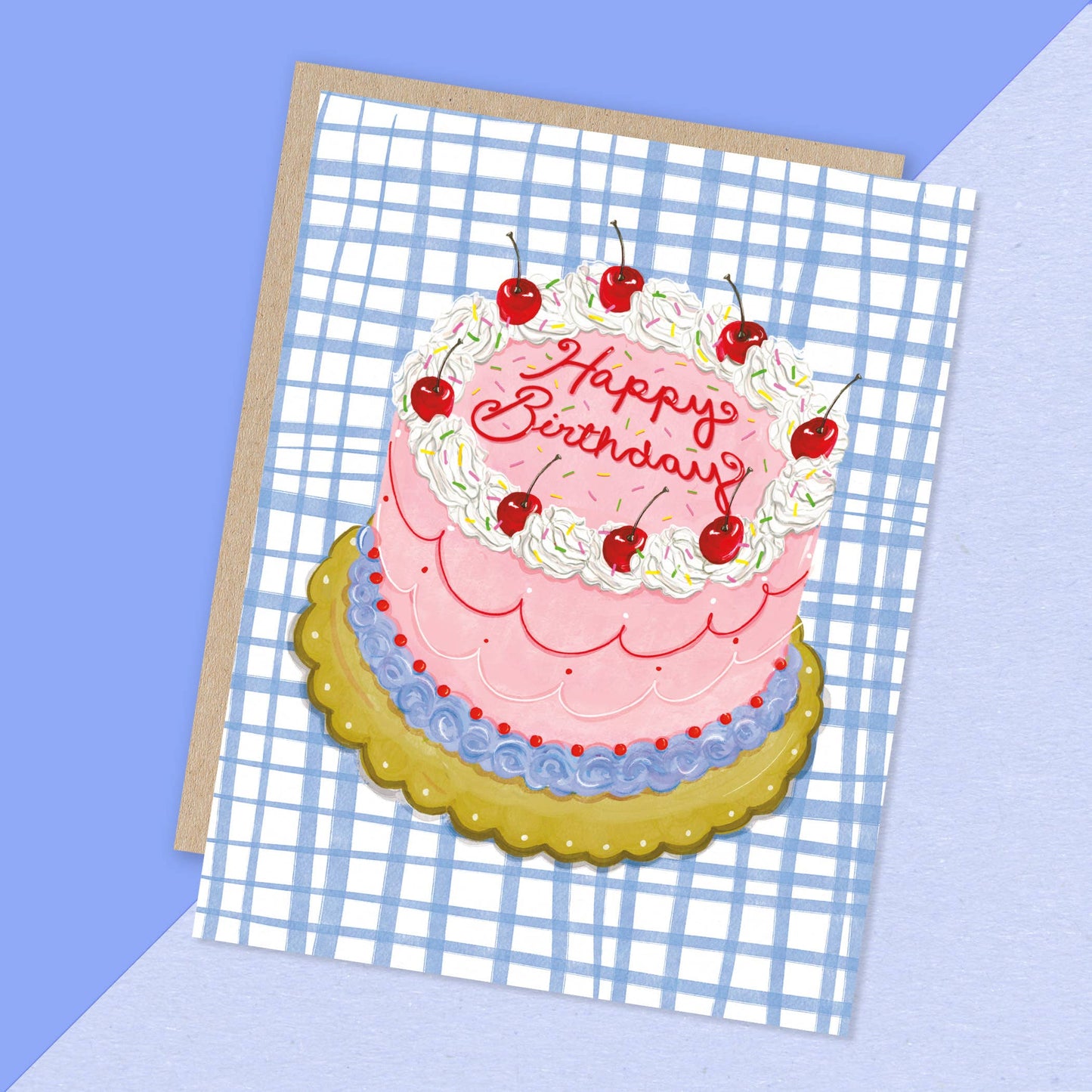 Pop Art Cake Birthday Card