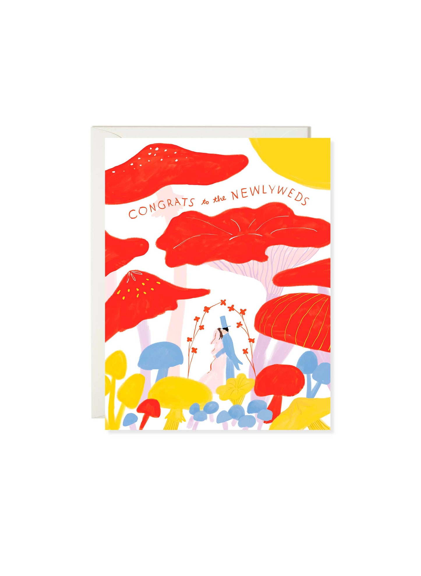 Mushroom Wedding Card