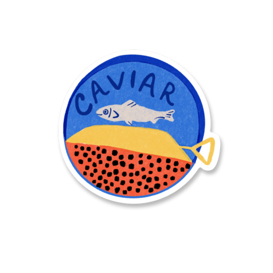 Caviar Vinyl Sticker