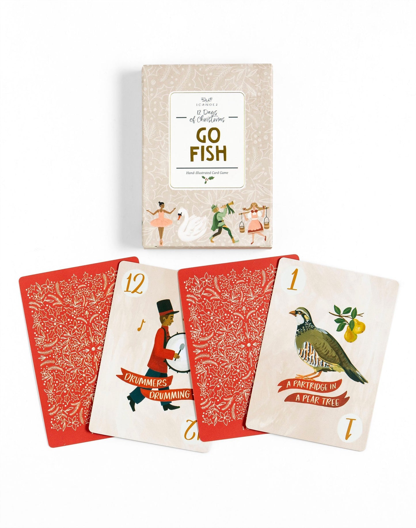 12 Days of Christmas Go Fish Card Game