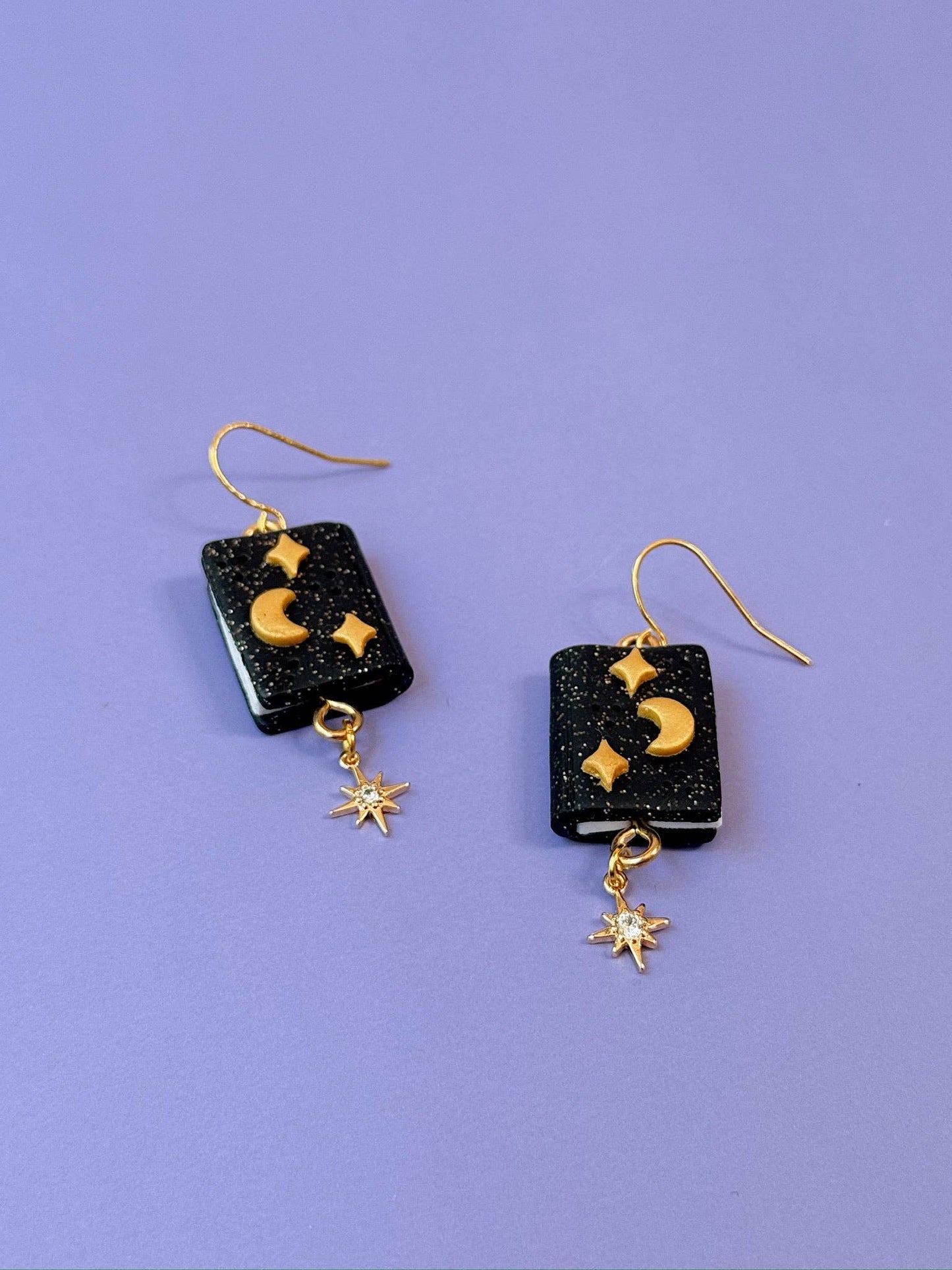 Spell Book Dangle Earrings