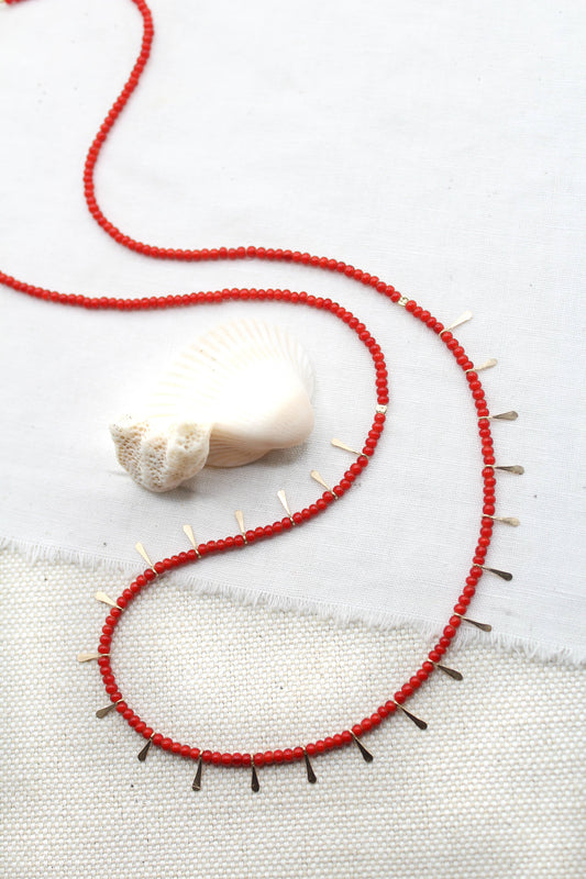 Komodo Fringe Necklace: 18"