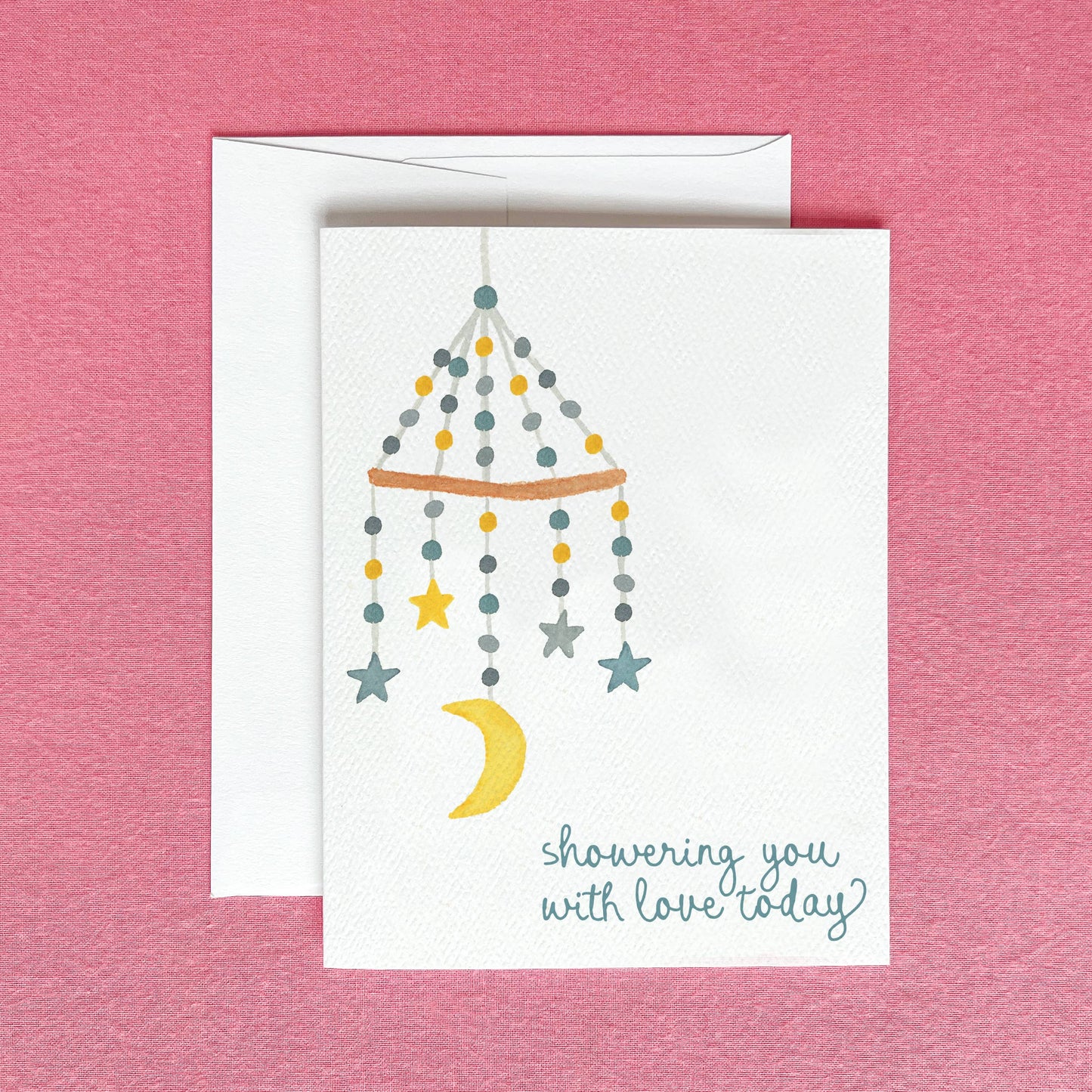 Baby Shower Greeting Card | Showering You With Love Card