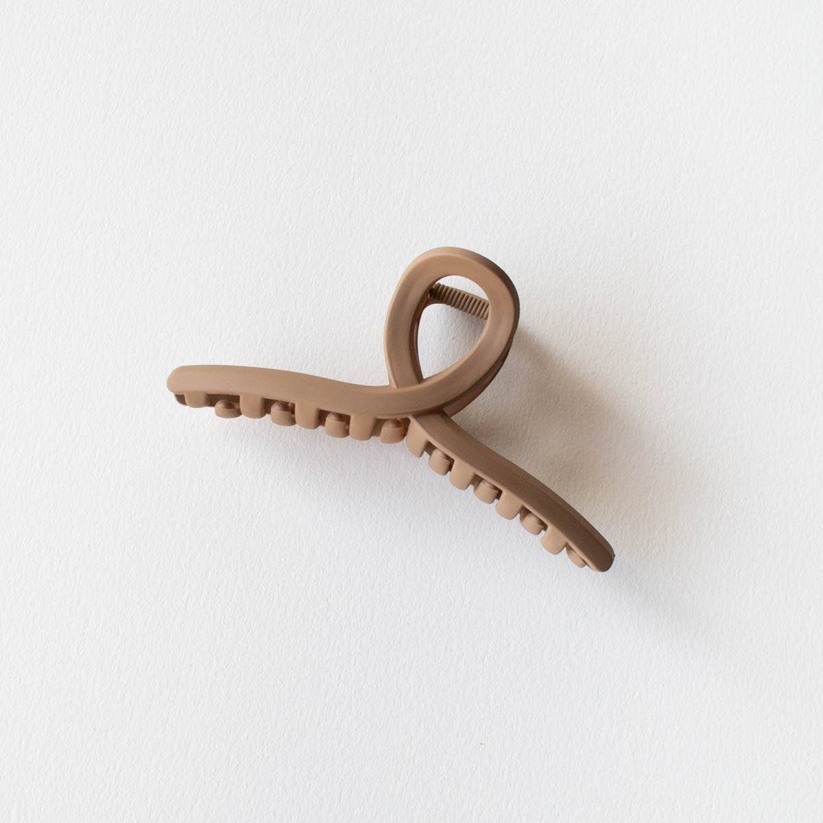 5 Inch Matte French Twist Hair Clip: Mocha