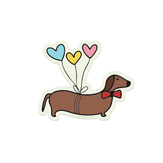 Sausage Dog Vinyl Sticker