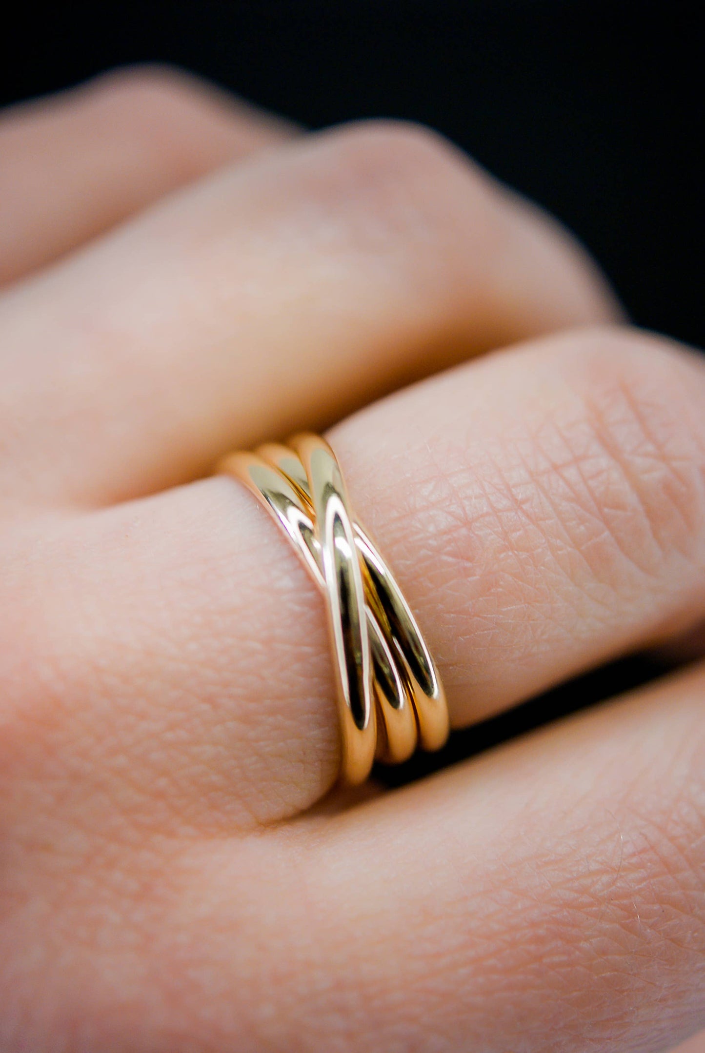 Overlap Ring, 14K Gold Fill: 8