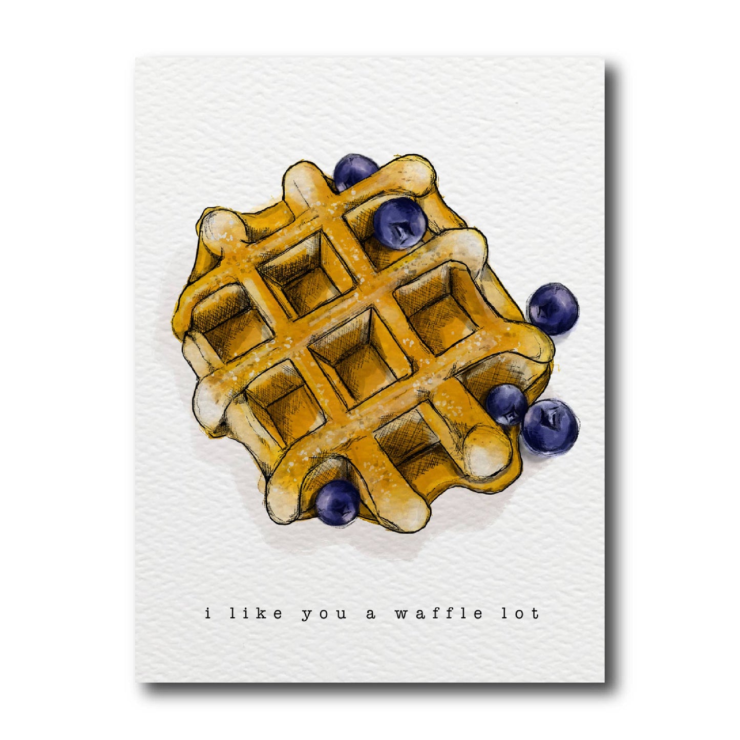 Waffle Lot Love Card
