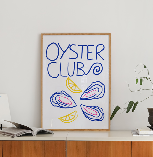 Oyster Club Print: 5"x7"