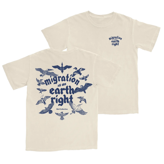 Migration Is An Earth Right Tee: Ivory / L