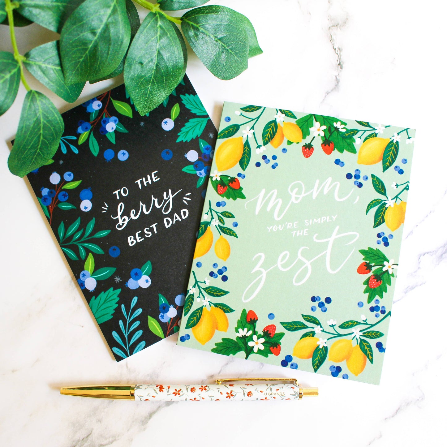 Berry Best Dad Father's Day Card
