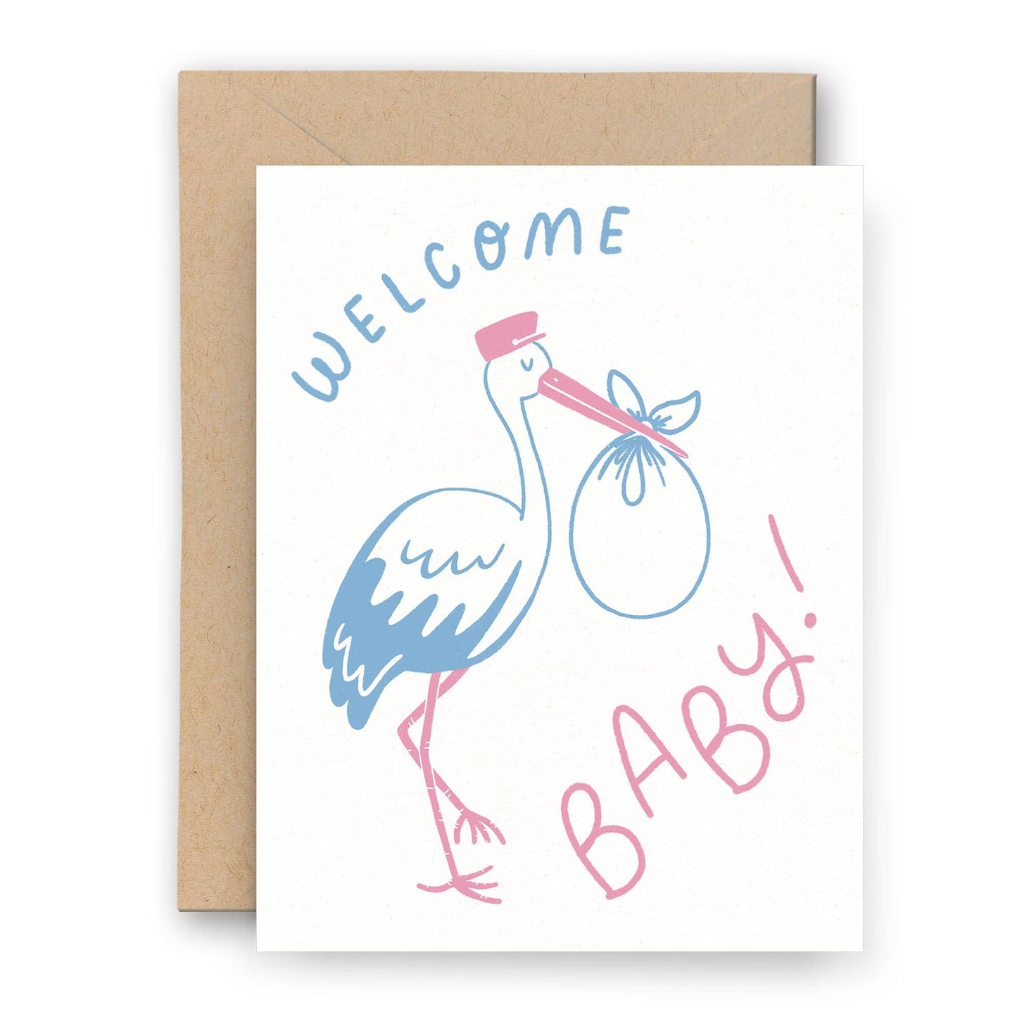 Welcome Baby Stork! Baby Card