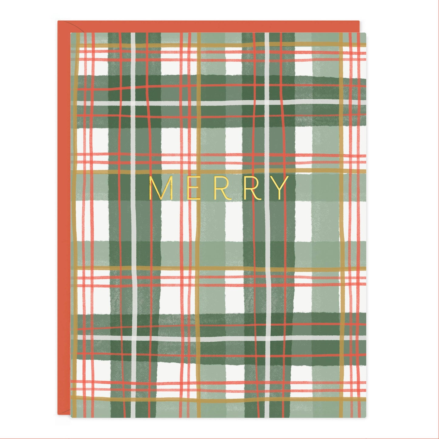 Merry Plaid Card | Boxed Set of 6