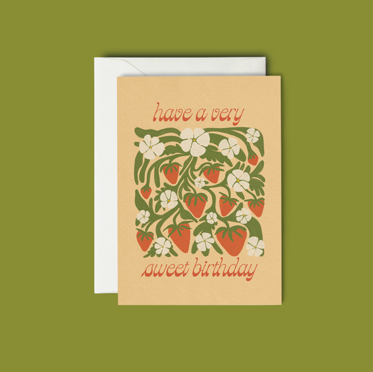 Have A Very Sweet Day Birthday Card