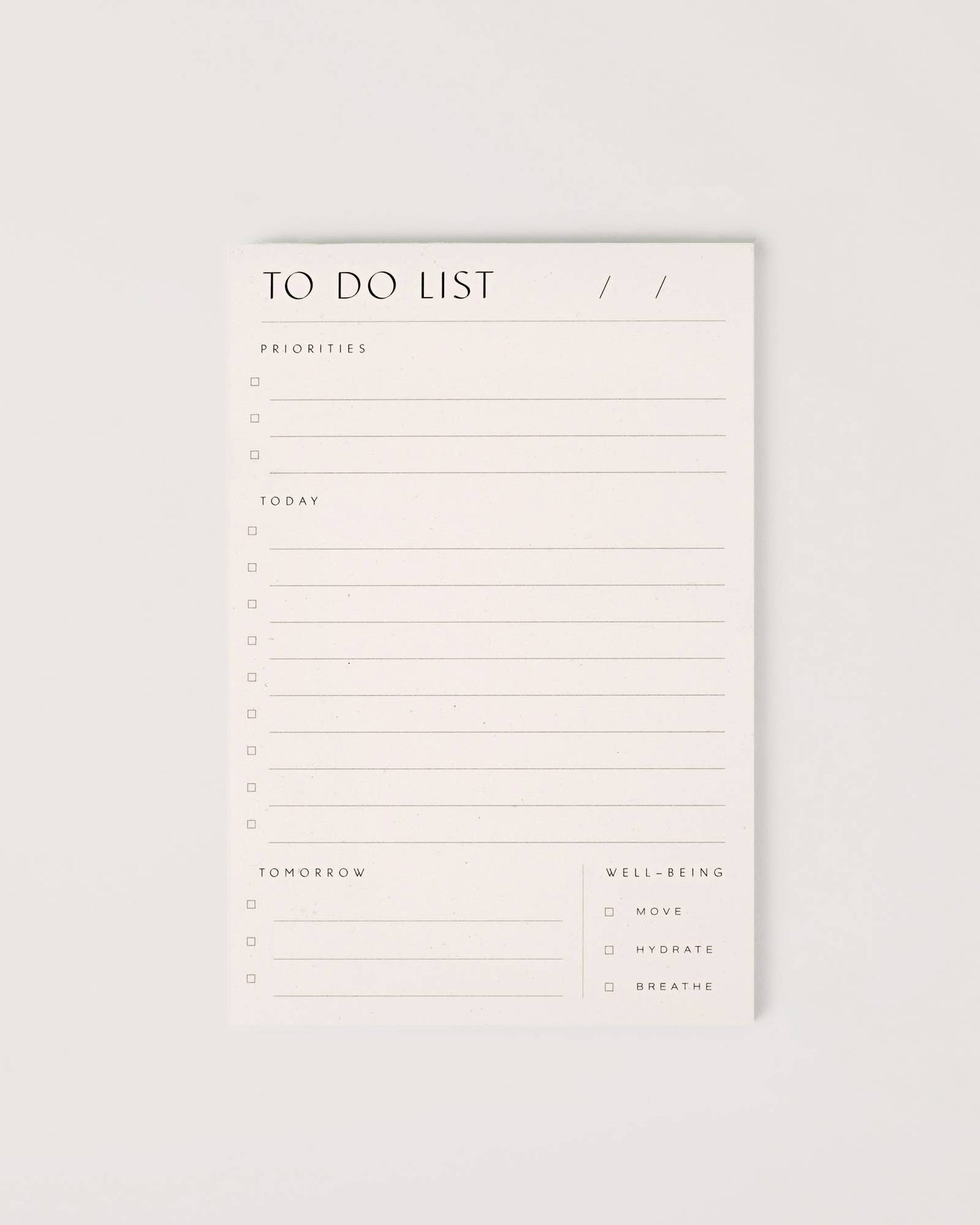 To Do List Pad