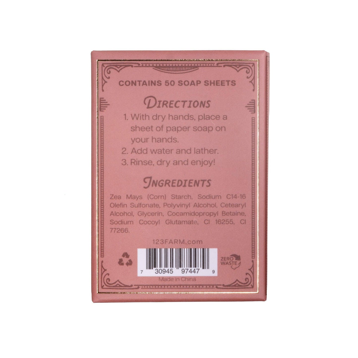 Paper Soap | Joshua Tree (Desert Rain & Wild Marigold Scent) Paper Soap