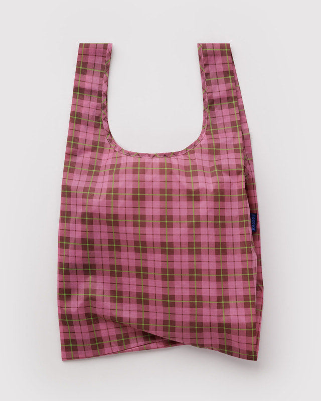 Standard Baggu | Azalea Pink Tartan