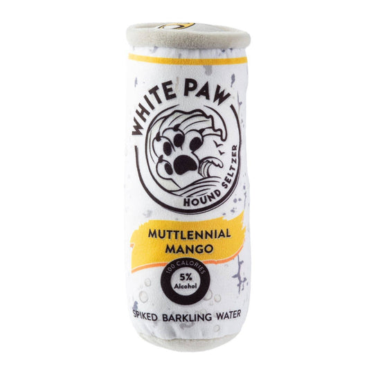 White Paw Muttlennial Mango Squeaker Dog Toy