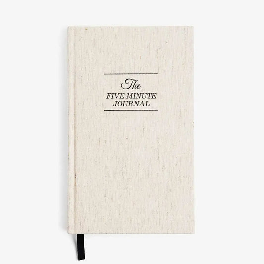 The Five Minute Daily Guided Gratitude Journal | Linen