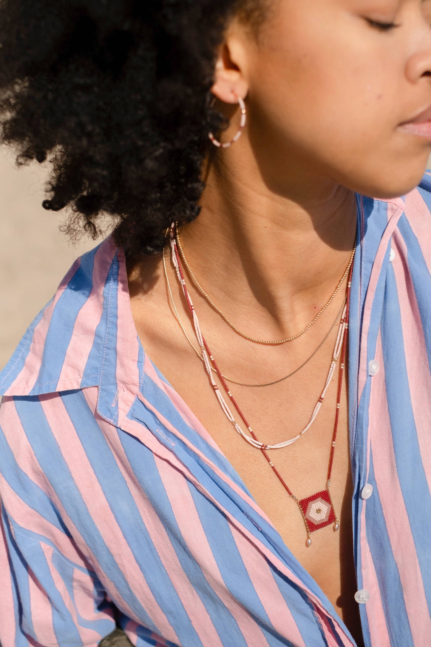 Summer Necklace | Bordeaux