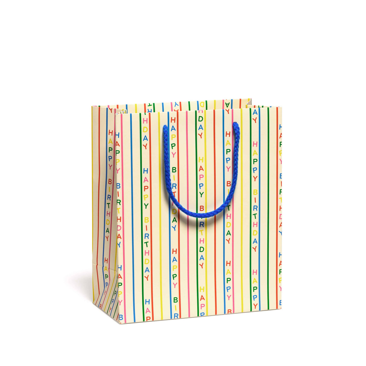 Birthday Stripes gift bags: Medium