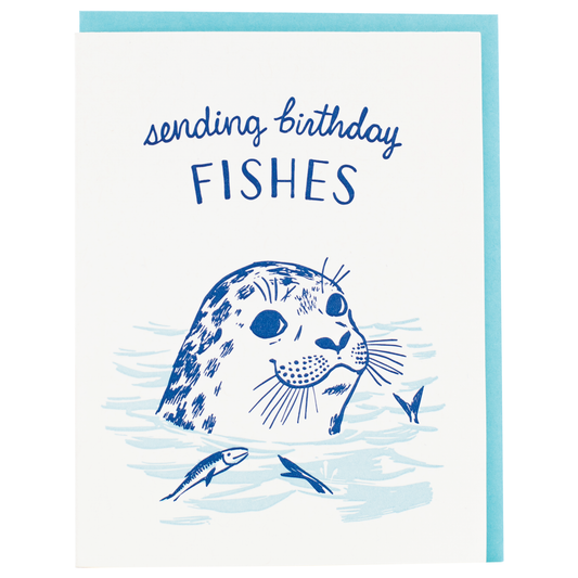 Seal Birthday Card
