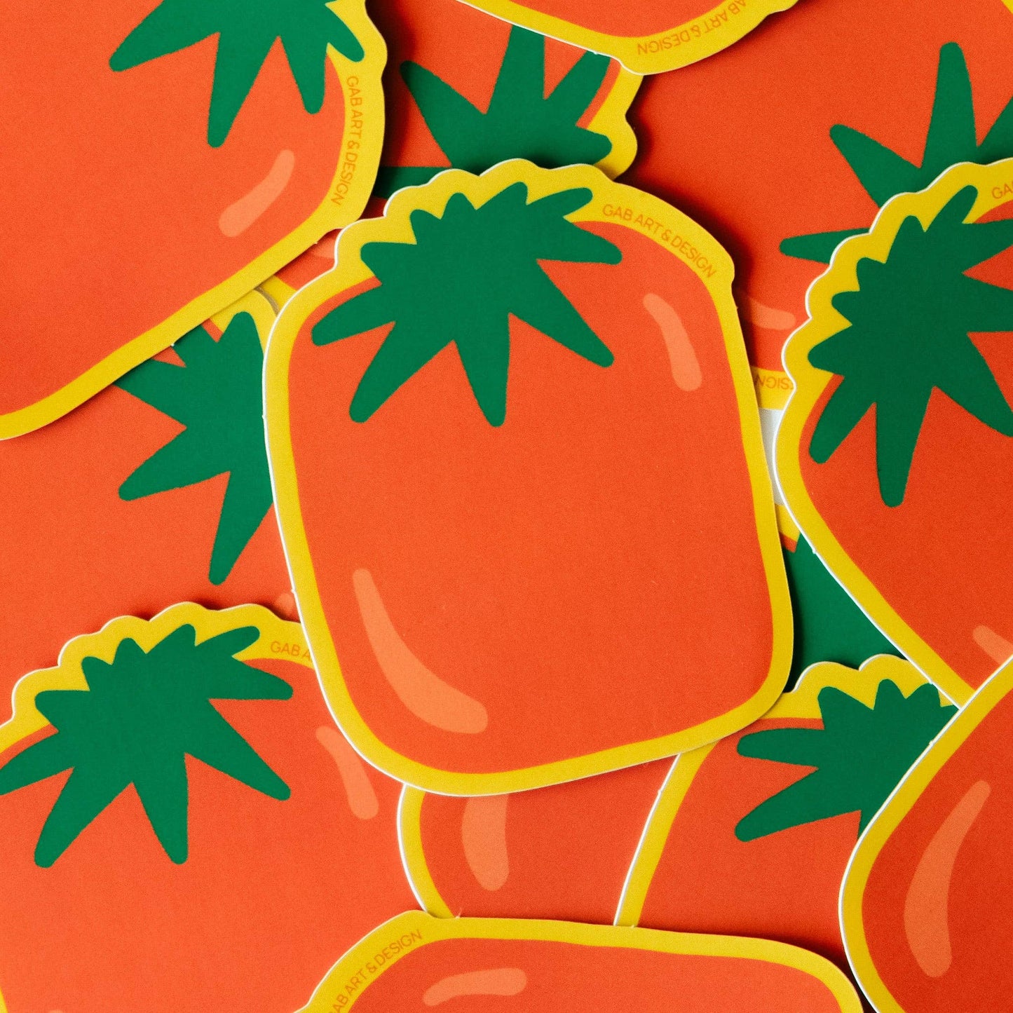 Tomato sticker