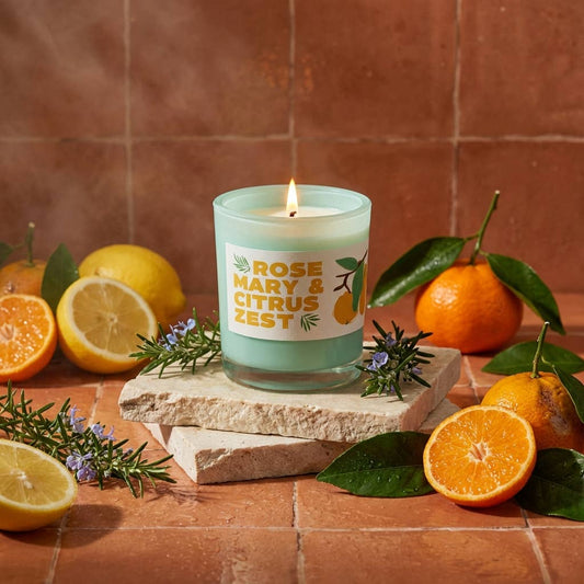 Rewined Market Rosemary and Citrus Zest 10 oz Candle