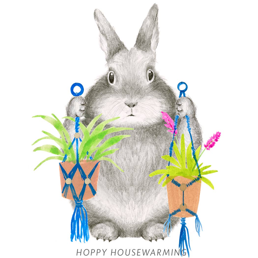 Hoppy Housewarming New Home Card