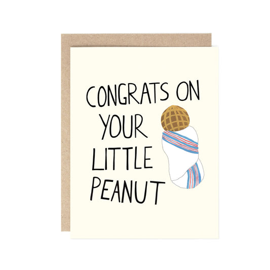 Little Peanut Baby Card