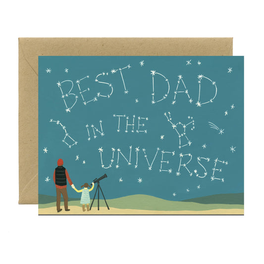 Universe Dad & Daughter Father's Day Card
